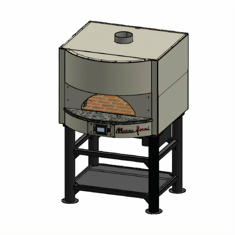 Product image #1 for Marra Forni MS42-31G 42" x 31" Square Gas-Fired Brick Pizza Oven with Steel Stand