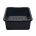 Thumbnail image #2 for Cambro Cambox 15 x 21 x 7-Inch Deep 1-Compartment Bus Tub with Handle, Black
