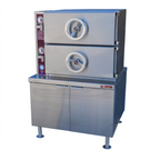 Thumbnail image #1 for Southbend (Middleby) Southbend Steam SCDA-2S Dual-Pressure Steam Coil Steamer, 2 Compartments, Manual Controls, Cabinet Base