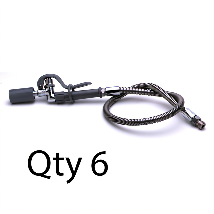 Product image #1 for T&S Brass Low Flow Pre-Rinse Spray Valve Assembly with 44 Inch Flexible Stainless Steel Hose