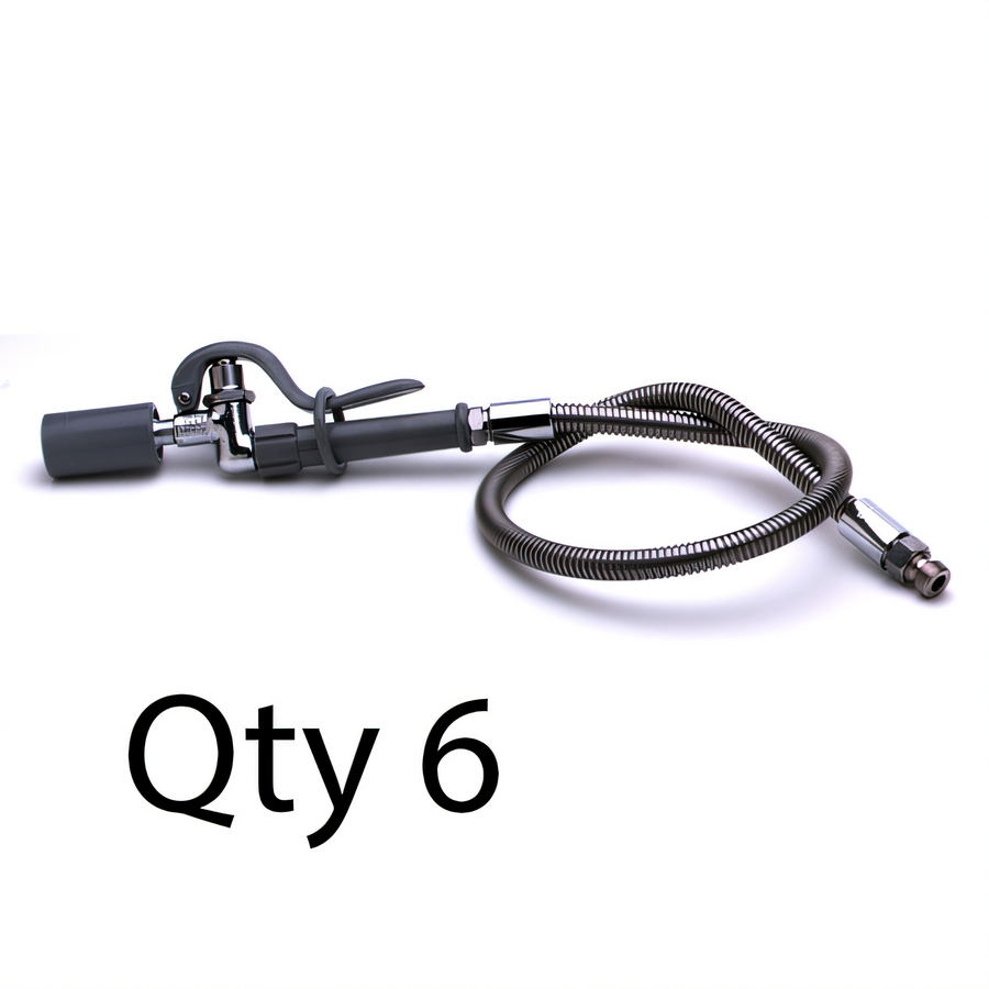 Product image #1 for T&S Brass Low Flow Pre-Rinse Spray Valve Assembly with 44 Inch Flexible Stainless Steel Hose