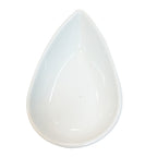 Thumbnail image #1 for G.E.T. Corona, Actualite PA1101610224 Porcelain Teardrop Plate, 4-1/2" x 2-2/3", Rolled Edge Case of 2 Dozen