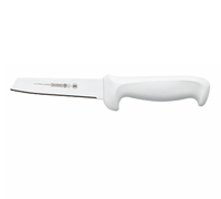 Mundial 5-Inch Produce Knife with High-Carbon Stainless Steel Blade and Antimicrobial White Polypropylene Handle