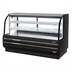 Thumbnail image #1 for Turbo Air Countertop Curved Glass Non-Refrigerated Bakery Display Case, 72 1/2 Inch, 23.2 Cu. Ft.