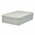 Thumbnail image #1 for Cambro Camwear® White Polycarbonate Pizza Dough Box, 26 x 18 x 6 Inches
