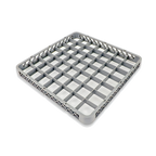 Thumbnail image #1 for Crestware REC49 49-Compartment Dish & Glass Rack Extender, Soft Gray Textured Polymer Case of 12