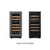 Thumbnail image #1 for KoolMore Dual Zone Wine Cooler with Glass Display Door, Black and Stainless Steel, 14.8 Inch Wide