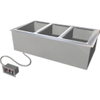 Thumbnail image #1 for Duke Manufacturing SHW6-SB (ADI-6E-SW) 6-Well Electric Drop-In Hot Food Well, Wet or Dry, Insulated, Infinite Controls
