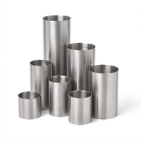 Barfly 7-Piece Stainless Steel Thimble Measure Jigger Set, 25 mL to 250 mL