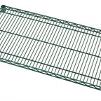 Thumbnail image #1 for Quantum 2436P Wire Shelf, 36"W x 24"D, Green Epoxy Antimicrobial Finish, NSF