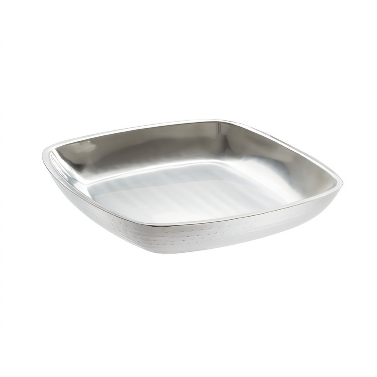 Product image #1 for American Metalcraft Hammered Double Wall Seafood Tray, 12-1/8 Inch Square