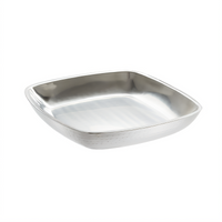 American Metalcraft Hammered Double Wall Seafood Tray, 12-1/8 Inch Square