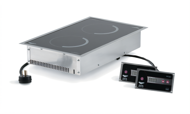 Product image #1 for Vollrath Ultra Series 2-Burner Front-to-Back Drop-In Induction Range
