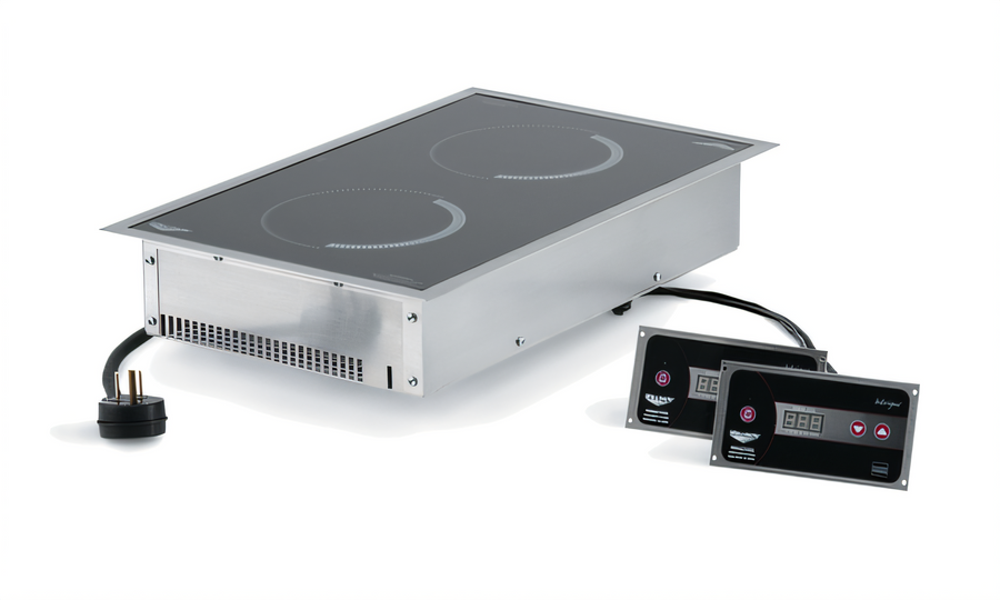 Product image #1 for Vollrath Ultra Series 2-Burner Front-to-Back Drop-In Induction Range