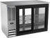 Thumbnail image #1 for Beverage-Air Two-Section Refrigerated Pass-Thru Back Bar Refrigerator, 48-Inch Shallow Depth, Sliding Glass Doors