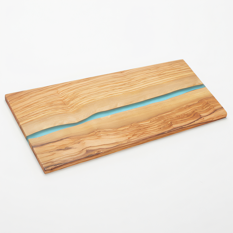 Product image #1 for American Metalcraft Rectangular Olive Wood Serving Board with Polyresin Coating, 18 x 10 x 5/8 Inch