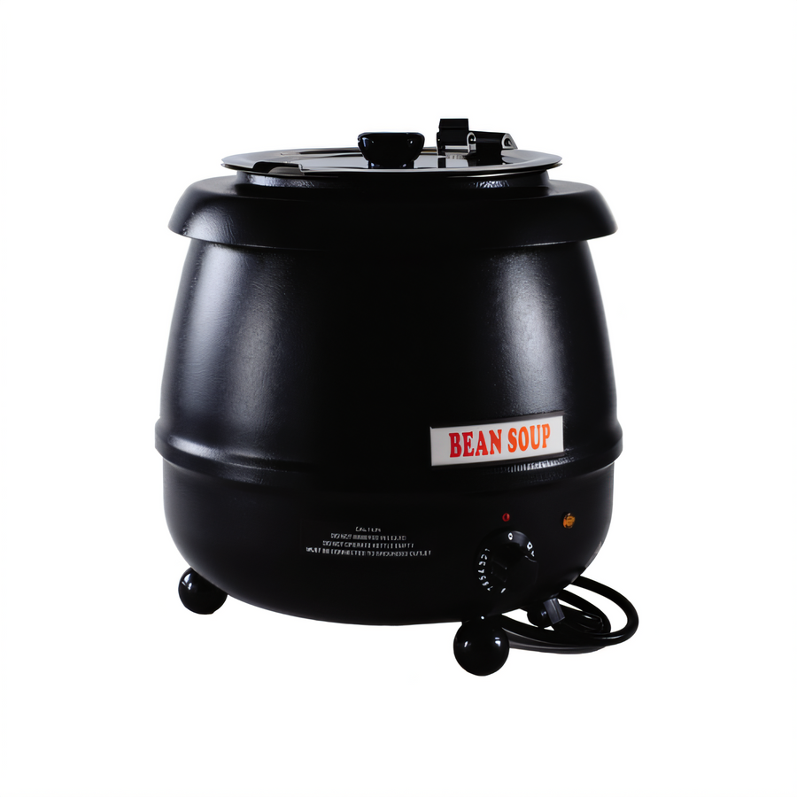 Product image #1 for CAC China 10.5 Qt Countertop Electric Soup Warmer with Hinged Lid and Tag Holder