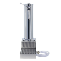 3-Inch Clamp-On Single Faucet Wine Font, Chrome/ABS Plastic