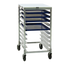 Thumbnail image #1 for New Age Mobile Half-Height End-Load Pan Rack, Open Sides, 10-Pan Capacity, Aluminum