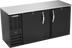 Thumbnail image #1 for Beverage-Air 68-Inch Two-Section Shallow-Depth Back Bar Refrigerator with Solid Doors and Stainless Steel Top