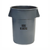 Thumbnail image #1 for BRUTE Gray Round 44-Gallon Food Handling Container with Inedible Imprint