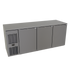 Thumbnail image #1 for Glastender C1FL72-UC One-Zone Front-Serviced Undercounter Cooler, 72-Inch, 3-Section, Stainless Top