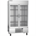 Thumbnail image #1 for Beverage-Air Horizon Series Two-Section Glass Door Reach-In Refrigerator, 40.2 Cu. Ft., Bottom-Mounted Self-Contained