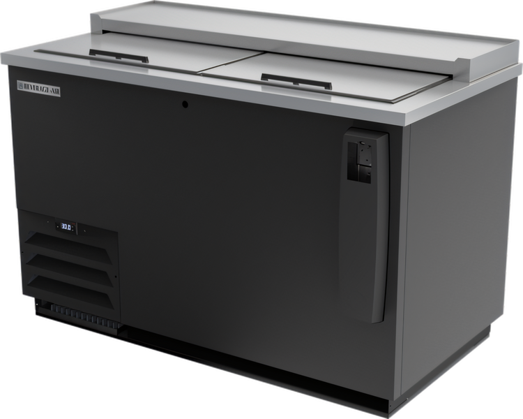 Product image #1 for Beverage-Air Frosty Brew Deep Well Flat Top Horizontal Bottle Cooler with Sliding Lids, 50-Inch, 13.7 Cu. Ft.