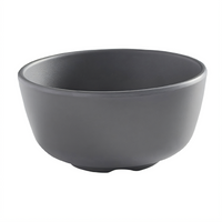 American Metalcraft 10 oz Round Melamine Bouillon Cup, Matte Gray
