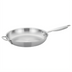 Thumbnail image #1 for Winco Tri-Gen 14-Inch Round Induction-Ready Tri-Ply Stainless Steel Fry Pan with Helper Handle