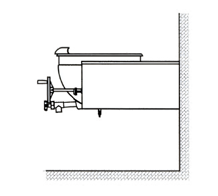 Product image #1 for 50-Gallon Direct Steam Tilting Wall-Mount Kettle