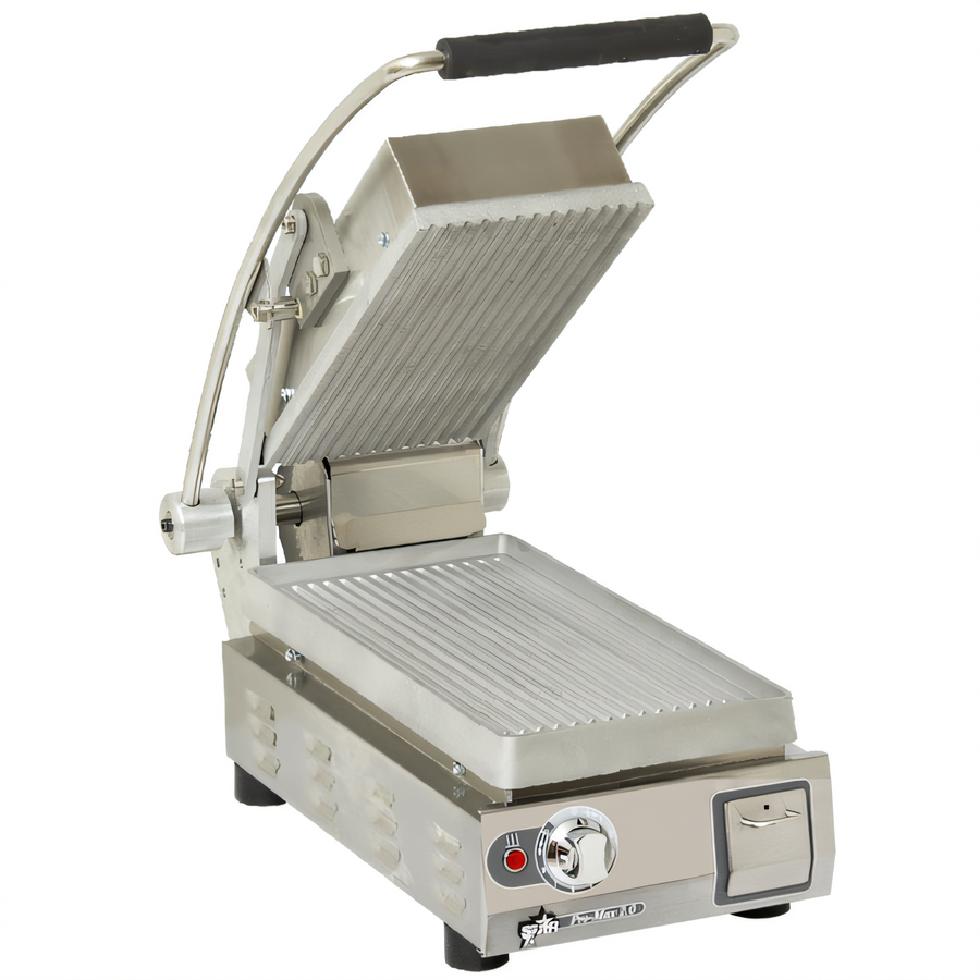Product image #1 for Star Pro-Max 2.0 Countertop Sandwich Grill / Panini Press with Grooved Aluminum Plates, 7.5 x 14.2 Inch