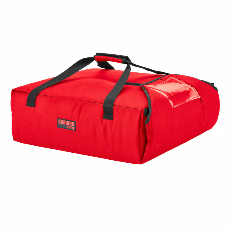 Product image #1 for Cambro GoBag Premium Pizza Delivery Bag, Red, Holds 2 x 16-Inch or 3 x 14-Inch Pizza Boxes