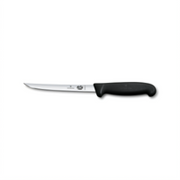 Victorinox Fibrox 6-Inch Narrow Semi-Flexible Boning Knife with Black Fibrox Handle