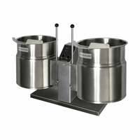 Cleveland Range Twin Countertop Electric Tilting Kettle, 6 Gallons Each