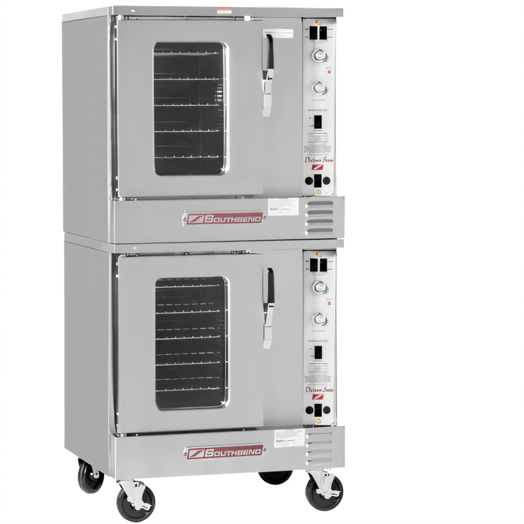 Product image #1 for Southbend Platinum Double Deck Half-Size Electric Convection Oven, Standard Depth, Ventless