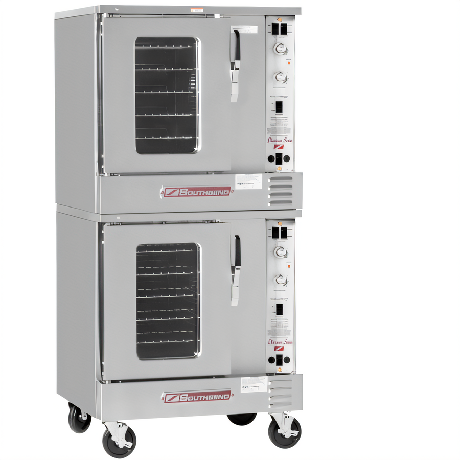 Product image #1 for Southbend Platinum Double Deck Half-Size Electric Convection Oven, Standard Depth, Ventless