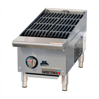 Spectrum™ 12-Inch Countertop Natural Gas Charbroiler, 1 Burner, 35,000 BTU