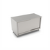 Thumbnail image #1 for John Boos 60-Inch W x 36-Inch D Stainless Steel Enclosed Work Table with Sliding Doors