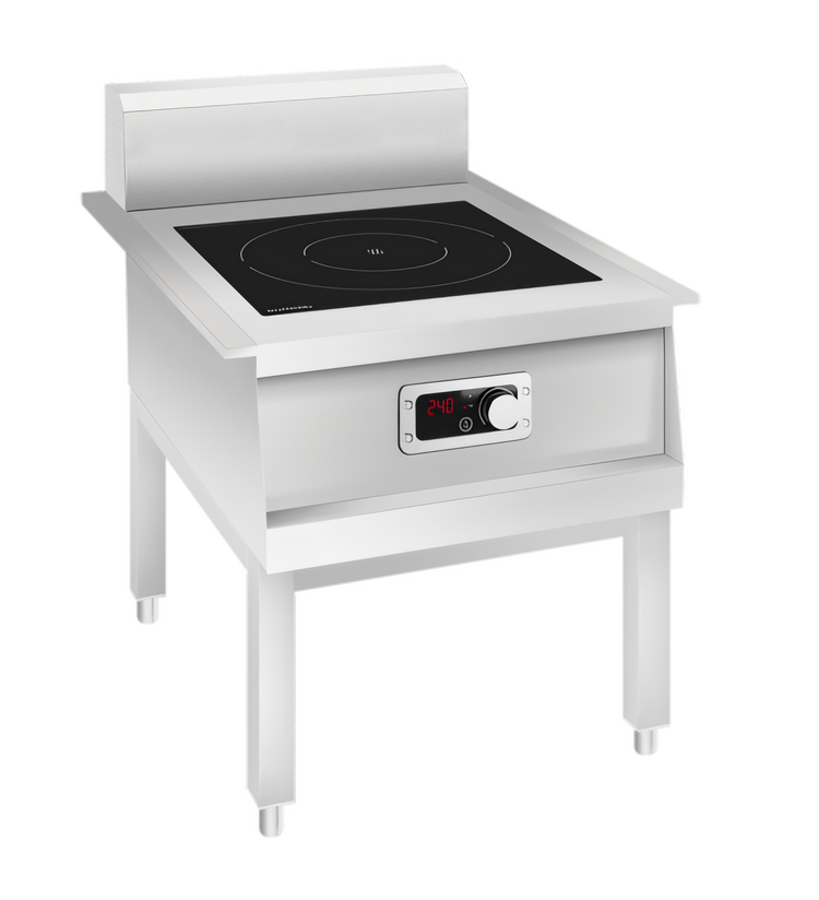 Product image #1 for Eurodib USA Single-Burner Stock Pot Commercial Induction Cooktop with Legs, 5000W, 240V