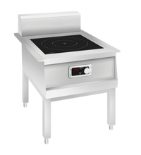 Eurodib USA Single-Burner Stock Pot Commercial Induction Cooktop with Legs, 5000W, 240V