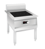 Thumbnail image #1 for Eurodib USA Single-Burner Stock Pot Commercial Induction Cooktop with Legs, 5000W, 240V