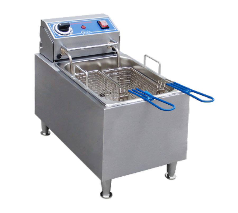 Product image #1 for Globe Electric Countertop Fryer, 16 lb Oil Capacity, Stainless Steel, 208/240V