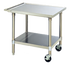 Thumbnail image #1 for Eagle Group Uni-Lok Mobile Stainless Steel Equipment Stand with Undershelf and Push Handle, 30 x 24 x 28 Inches