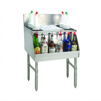 Advance Tabco Prestige 36-Inch Stainless Steel Bar Ice Bin, 108 lb. Capacity, No Cold Plate