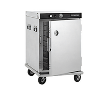 Cres Cor Correctional Mobile Heated Half-Height Insulated Holding Cabinet for 8 18 x 26 Pans
