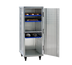 Thumbnail image #1 for New Age Mobile Enclosed Aluminum Pan Rack, 3/4 Height, 32-Pan Capacity, 18 x 26 Inch