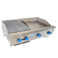 Comstock-Castle 42-Inch Countertop Gas Char-Broiler/Griddle Combo
