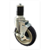 Thumbnail image #1 for Sapphire Manufacturing Universal Swivel Stem Caster Set for Work Tables & Equipment Stands, 5-Inch Polyurethane Wheels