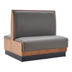 Thumbnail image #1 for ATSMFG ATS AT&S-AD-KR42-P GR6 Karender Standard Booth, double, 48" long x 42" high, Plain back, Upholstery and foam fitted over a computer-cut